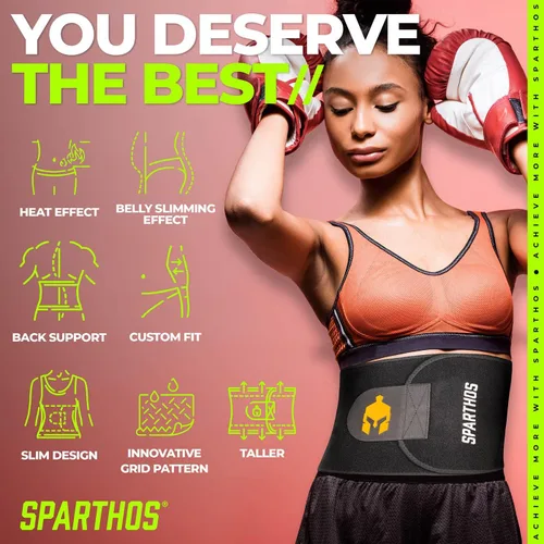 Miniatura 5 de Sparthos - Faja reductora para la cintura, suda más y potencializa tus entrenamientos
