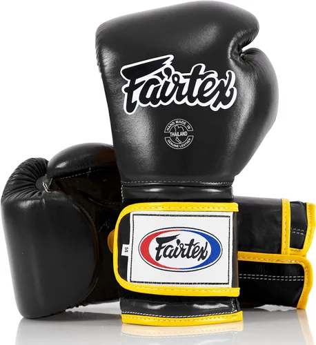 Miniatura 36 de Fairtex BGV9 Muay para boxeadores profesionales y entrenadores Guante de estilo mexicano para golpeadores duros Guantes MMA para artes marciales
