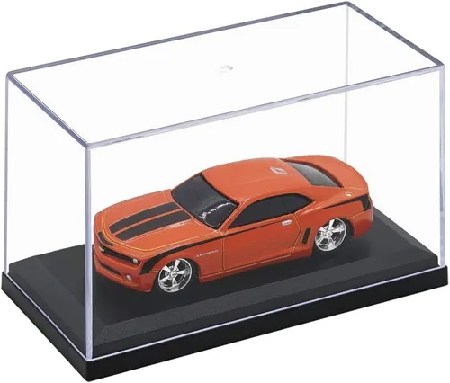 Miniatura 8 de Vitrina pequeña (2.6 x 2.6 x 2.5 pulgadas) caja transparente de acrílico para mini figura