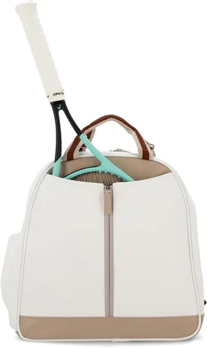 Miniatura 9 de AYRES Mochila de tenis – Amplia bolsa de tenis, pádel y pickleball para mujer Compartimento para raqueta de acceso rápido (para 2) Bolsa
