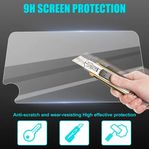 Miniatura 3 de BJSIA Protector de pantalla de vidrio templado HD para 18-22 Jeep Wrangler JL Uconnect 8.4" pantalla táctil