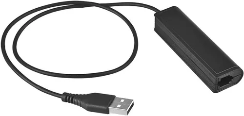Enchufe USB Ordenador PC Laptop a RJ9 hembra Adaptador para auriculares Trabajo con Avaya Nortel Nt Yealink Viop POE NEC Mitel Office Escritorio