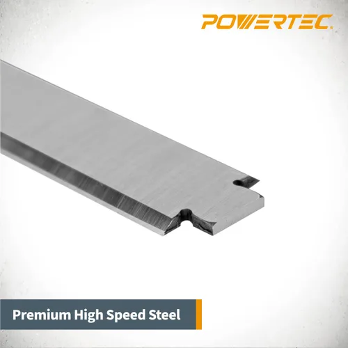 Miniatura 3 de POWERTEC Cuchillas cepilladoras de 13 pulgadas para cepilladoras Ridgid TP1300, TP13001, TP13002, repuesto para cuchillos cepilladores AC8630, juego