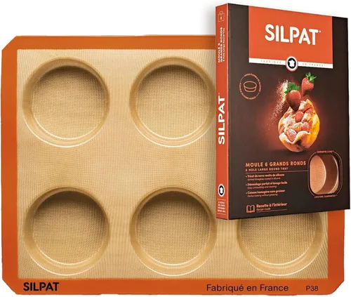 Miniatura 16 de Silpat Los moldes originales de Holiday Treats para hornear, 11 5/8 pulgadas x 15 3/4 pulgadas Caramelo y Naranja