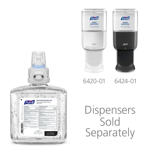 Miniatura 8 de PURELL Gel desinfectante de manos avanzado, aroma limpio, repuesto de 40.6 fl oz para dispensador automático de desinfectante de manos PURELL ES6