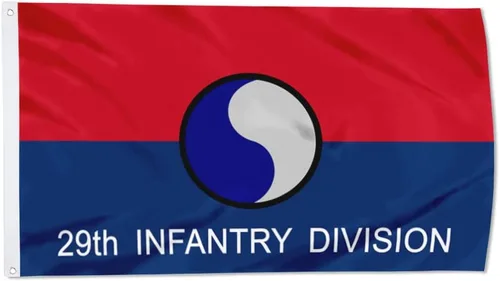 Miniatura 9 de Fyon Bandera militar de la 34ª división de infantería del ejército de 3 x 5 pies con 2 ojales de latón