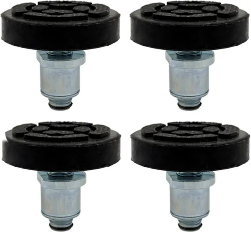 Miniatura 13 de 4pc 1.378 in almohadilla de elevación de coche bandeja de goma pies de elevación más almohadillas de pierna alta diámetro del eje