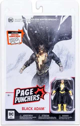 Miniatura 7 de McFarlane Toys - DC Direct - Figura de 3 pulgadas con cómic WV1 - ADAM negro (invierno sin fin)