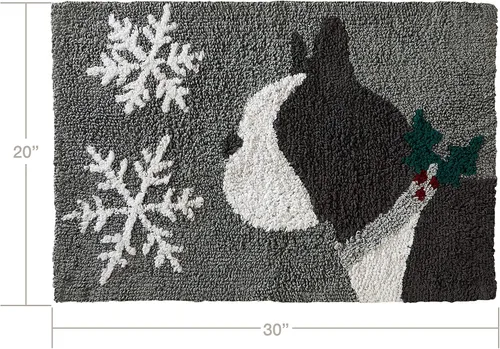 Miniatura 3 de SKL Home Vern Yip by Fa La La - Alfombra para perros, color gris