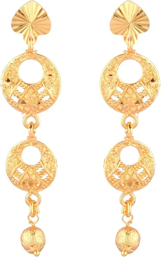Miniatura 5 de Efulgenz Indian Style Bollywood Fashion Gold Tone Wedding Bridal Tassel Choker Collar Necklace Earrings Jewelry Set