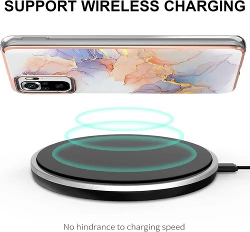 Miniatura 4 de Funda compatible con Redmi Note 10S 4G, compatible con Xiaomi Redmi Note 10 4G para teléfono móvil TPU funda LSB