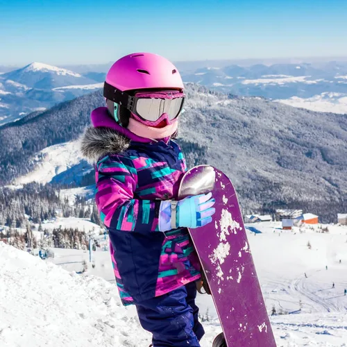 Miniatura 6 de Azarxis Guantes de esquí de nieve para niños, impermeables, resistentes al viento, cálidos guantes de snowboard para niños y niñas