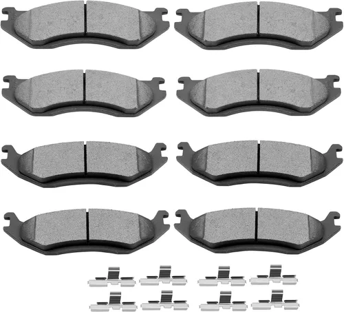 Miniatura 10 de SCITOO - Juego de pastillas de freno de cerámica, 8 pastillas de freno para BMW 740i 1995, 1997-2001, BMW 740i, 1995-2001 para BMW 740iL, 2000-2003