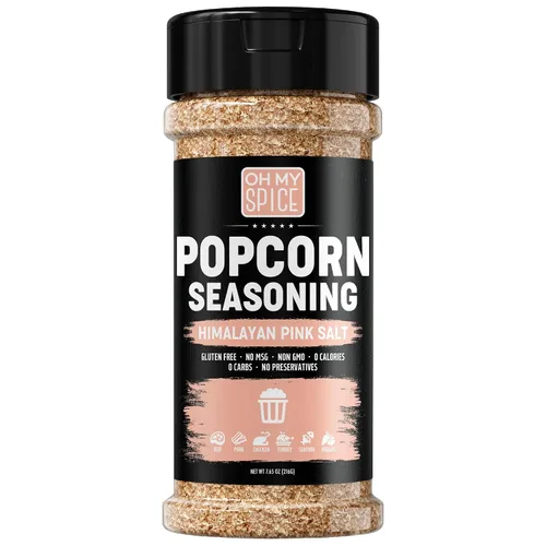 Miniatura 22 de Popcorn Seasoning Chocolate Powder Mix - Gluten Free & Low Sodium Cocoa Powder Blend Popcorn Flavoring Seasoning. Healthy Movie Night Theater Pop