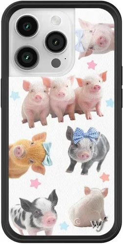 Miniatura 41 de Wildflower Carcasas – Compatible con iPhone 14 Pro Protector negro parachoques, certificado de prueba de caída de 6.5 pies, propiedad de mujeres