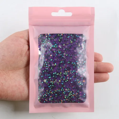 3000 diamantes de imitación de resina de 0.118 pulgadas y 1.18 onzas (0.118 in) de color AB con parte trasera plana, diamantes de imitación