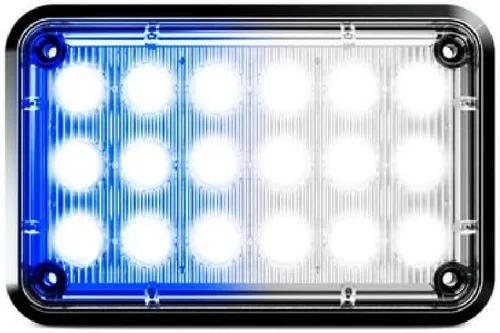 Miniatura 15 de Alpha-Z 6x4 Ambulancia LED Montaje en Superficie Luces estroboscópicas de emergencia y camión de bomberos Luz de advertencia ultra delgada