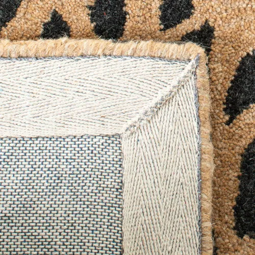 Miniatura 9 de SAFAVIEH Soho Collection SOH721A - Alfombra decorativa de lana prémium hecha a mano de 2 x 3 pies, color beige y marrón