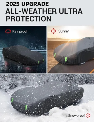 Miniatura 3 de Proadsy Funda para Coche Actualizada 2026 Ajuste Personalizado para Corvette C6 Stingray Z06 Z51 2005-2013 Resistente al Viento Todo Clima