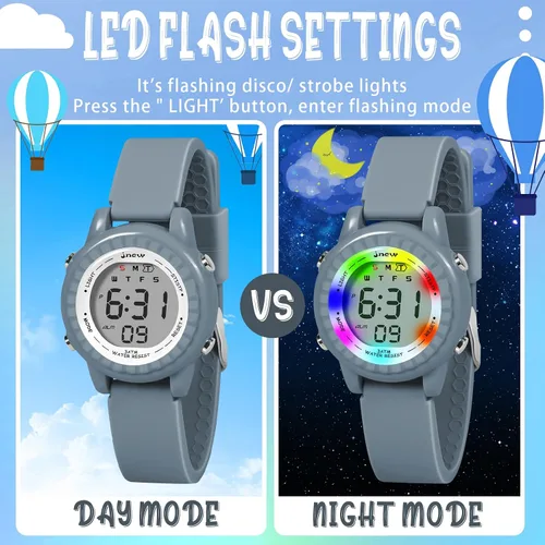 Miniatura 3 de Watches for Girls Boys, LED Waterproof Watches for Kids - Best Kids Gifts