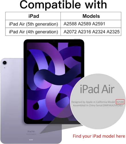 Miniatura 2 de JETech Protector de pantalla de papel para iPad Air 5/4 (10.9 pulgadas, modelo 2022/2020, 5ª/4ª generación), antirreflejo, película de papel PET