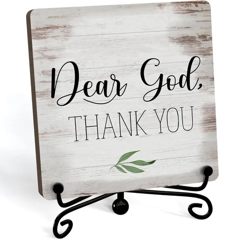 Miniatura 52 de Decoración Inspiradora Cristiana para Escritorio, Letrero "Dios Todavía Está Escribiendo Tu Historia", Decoración de Escritorio para Oficina, Hogar