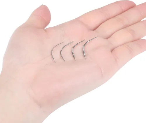 Miniatura 3 de Xpircn 20G 18G 16G 14G Threadless Piercing Taper Stainless Steel Piercing Taper Insertion Pin for Nose Lip Monroe Ear Tragus Helix Push in Body