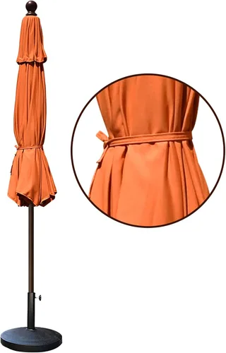 Miniatura 9 de EliteShade USA - Sombrilla de 9 pies para patio, para exteriores, con ventilación, no se decolora en 10 años, para mesa de mesa, color óxido