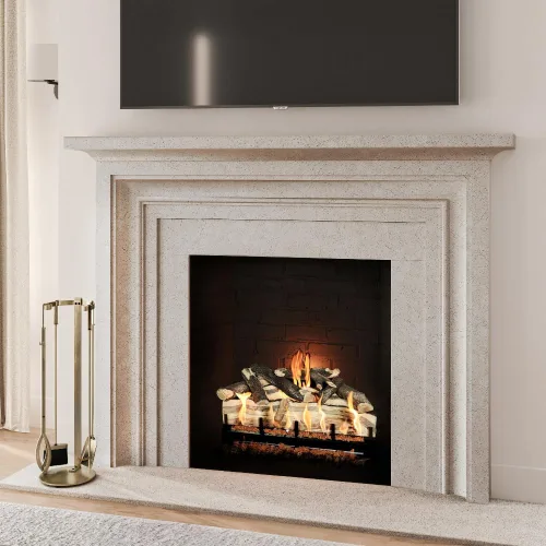 Miniatura 8 de Modern Ember Knoll - Juego de herramientas para chimenea en color negro, incluye cepillo, pala, póker de fuego, pinzas y soporte, construcción