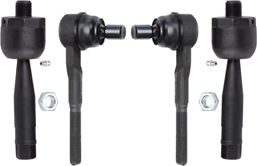Miniatura 9 de Detroit Axle - 4 barras de acoplamiento delanteras para Kia Forte Koup 14-17, 14-18 Forte Forte5, 4 extremos de barra de acoplamiento exteriores e