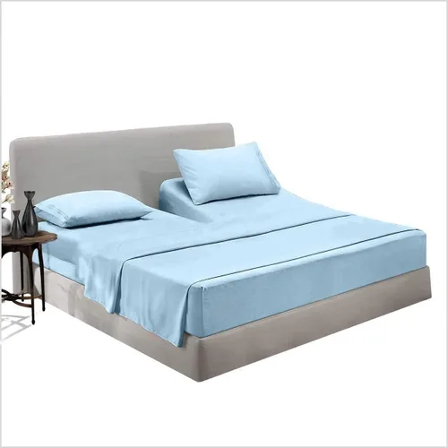 Miniatura 16 de Top Split Head Flex Queen - Juego de sábanas para dormir con número de camas – 4 piezas de color gris oscuro, sábanas divididas Queen – 100% algodón