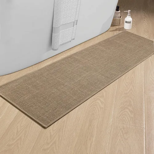 Miniatura 88 de chakme Alfombras de Baño 24x17, Alfombra de Baño Ultra Delgada Antideslizante Pequeña de Secado Rápido Absorbente para Piso de Baño
