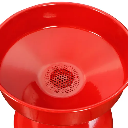 Miniatura 3 de XtremepowerUS tanque portátil de drenaje de aceite de residuos de 20 galones operado por aire, embudo ajustable de altura con rueda, rojo