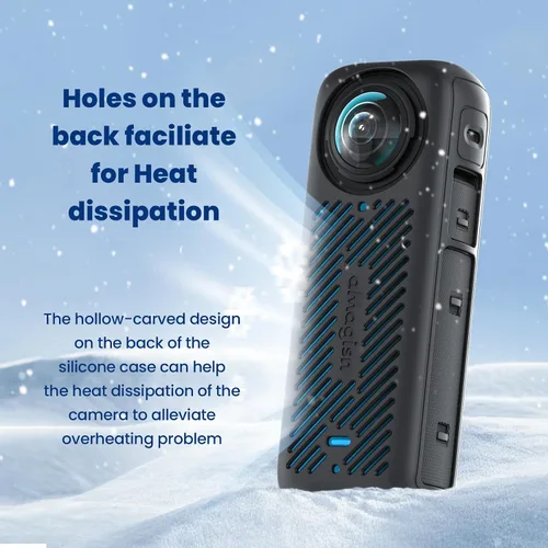 Miniatura 3 de Insta 360 X4 Lens Guards - Funda de silicona y protectores de pantalla compatibles con Insta360 X4