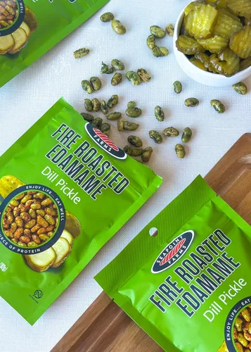 Miniatura 7 de Seapoint Farms Edamame asado al fuego, aperitivo a base de plantas, 0.43 oz con alto contenido de proteínas, vegano, sin gluten, dieta kosher