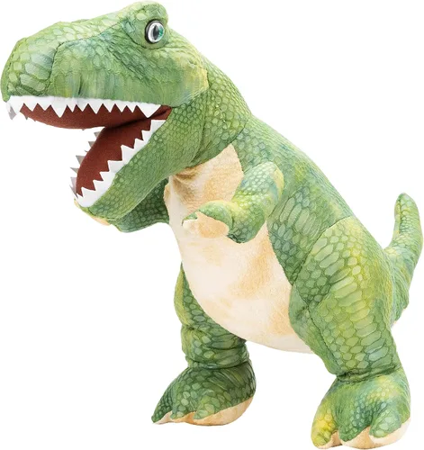 PUNP Peluche de dinosaurio gigante, juguete de peluche T Rex, 22 pulgadas, tiranosaurio de peluche, regalo para niños, verde