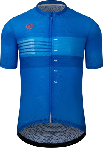 Miniatura 43 de GCRFL Maillot de ciclismo para hombre con 3+1 bolsillos con cremallera manga corta ciclismo ciclismo camiseta de ciclismo transpirable tela de malla