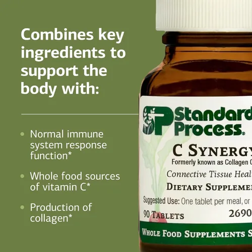 Miniatura 4 de Standard Process C Synergy - Suplemento para apoyar la salud del tejido conectivo, a base de alimentos integrales para la salud inmunológica