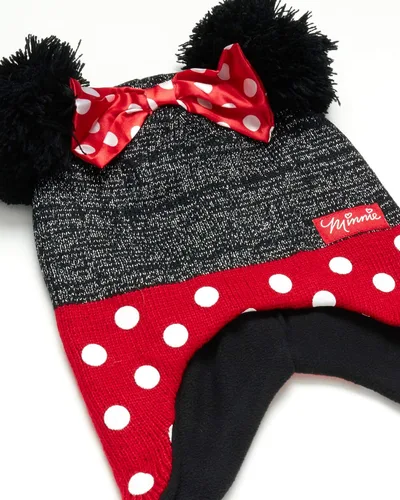 Miniatura 4 de Disney Conjunto de gorro y guantes de invierno de Minnie Mouse para niñas niñasniñas