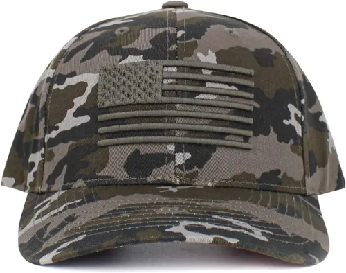 Miniatura 124 de KBETHOS Tactical Operator Collection USA Fishing Mesh Ballcap Flag Patch America Outdoors Trucker Baseball Cap