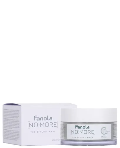 Fanola No More - Máscara para peinar el cabello, antiencrespamiento para el cabello, desenredar y nutrir, cuidado innovador del cabello fabricado