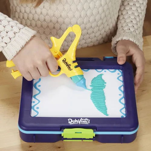 Miniatura 9 de Play-Doh DohVinci On the Go Art Studio - Funda para niños y adolescentes con 5 colores no tóxicos