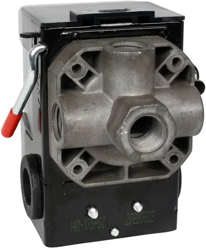 Miniatura 2 de Válvula de control resistente 140-175 PSI del interruptor de presión del compresor de aire de 4port 26 amperios