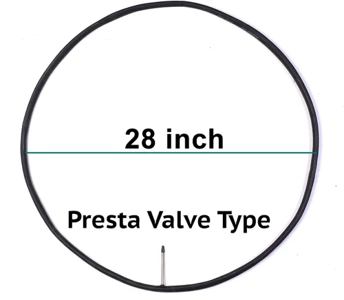 Miniatura 4 de Paquete de 6 tubos interiores de repuesto para bicicleta de carretera de 700 x 20-25C, válvula Presta de 1.654 in para bicicletas de carretera