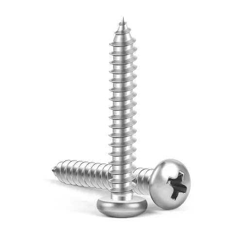 Miniatura 11 de Tornillos autorroscantes #4 x 1 de cabeza de sartén Tornillos para chapa metálica y madera, óxido negro, acero inoxidable 304 18-8, 100 piezas