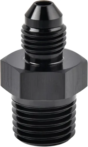 Miniatura 60 de EVIL ENERGY Adaptador de ajuste de 6AN a 3/8" NPT macho de 90 grados, aluminio