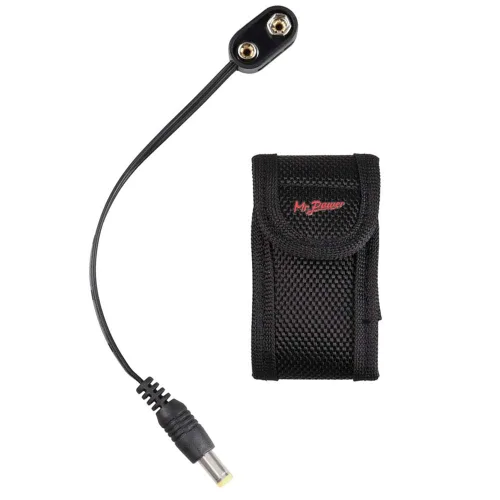 Miniatura 9 de Mr.Power Conector de batería de 9 V con clip, cable de alimentación con conector a presión de 2,1 mm x 5,5 mm para pedal de efectos de guitarra