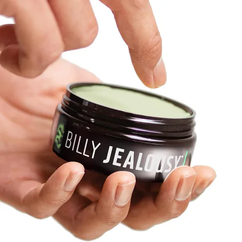 Miniatura 4 de Billy Jealousy Ruckus Crema formadora de cabello para hombres con fuerte sujeción y alto brillo, reutilizable, aspecto natural, producto de peinado