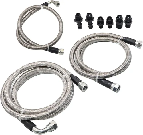 Miniatura 5 de Priprilod Kit de líneas de refrigeración de transmisión manguera resistente compatible con Dodge Ram 47RE 1996 1997 1998 1999 2000 2001 2002