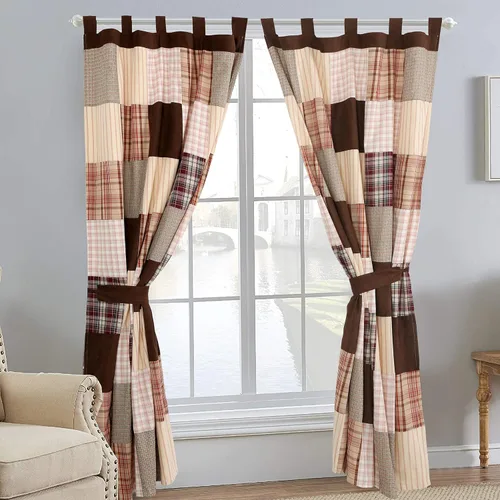 Miniatura 32 de Cozy Line Home Fashions - Juego de ropa de cama reversible de 100% algodón con patchwork real cosido a mano, color mostaza amarilla, estilo granja